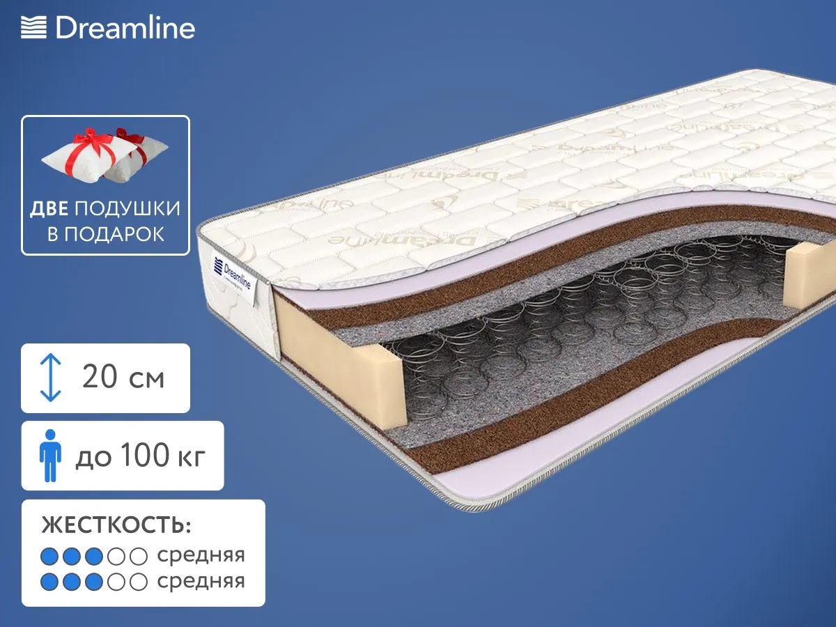 Матрас DreamLine Classic +20 Hard BS