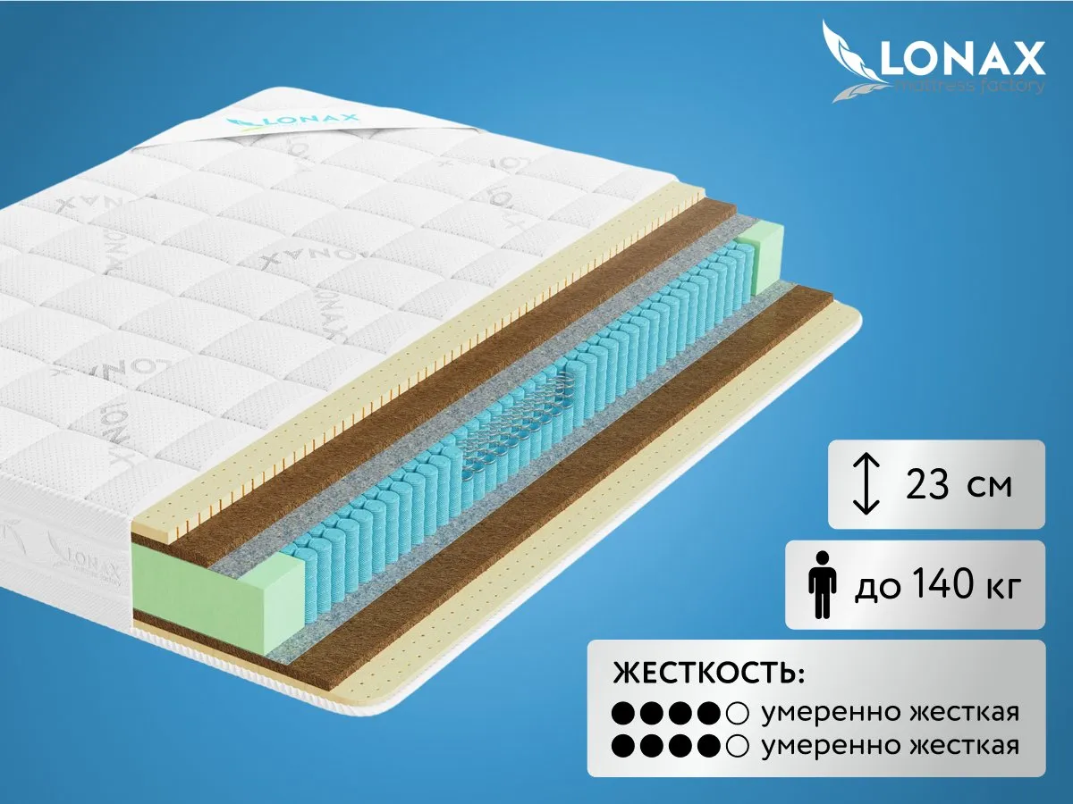 Матрас Lonax Strong Medium S1000