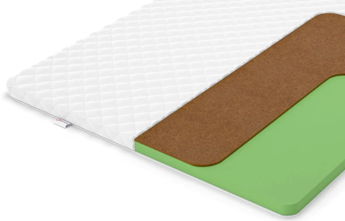 Тонкий матрас Denwir Eco Foam Hard 6, вид с угла