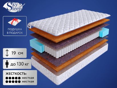 Матрас SkySleep Nature Anatomic Hard S500