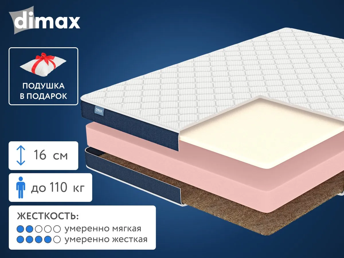 Матрас Dimax Практик Мемо В16 190x200