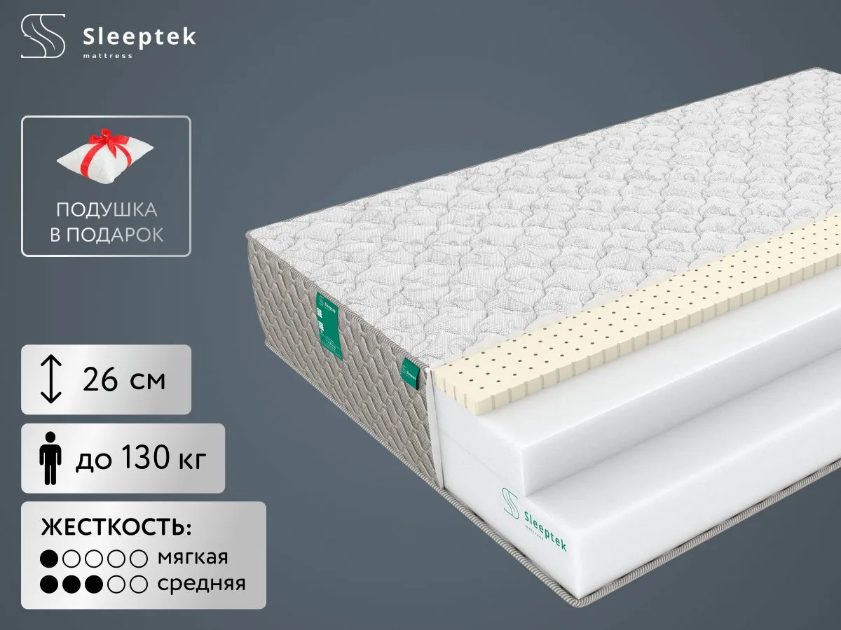 Матрас Sleeptek Roll SpecialFoam Latex 26