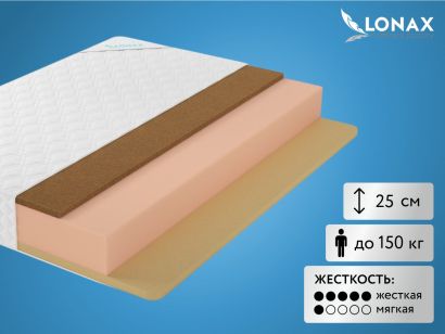 Матрас Lonax Foam Cocos-Memory 3 Max Plus 120x200