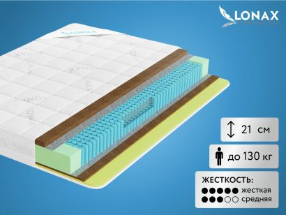 Матрас Lonax Cocos Medium Econom S1000