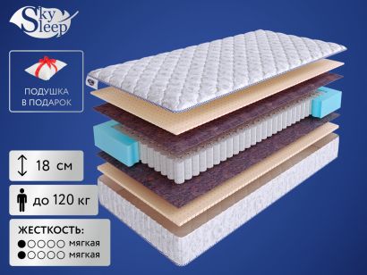 Матрас SkySleep Nature Anatomic Soft S500