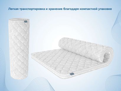 Наматрасник Dimax Искусственный латекс 3 см 160x200 - фото 13