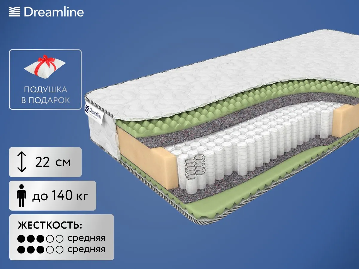 Матрас DreamLine Komfort Massage S1000 160x200