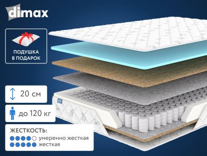 Матрас Dimax Оптима Премиум Фоам Хард 160x200