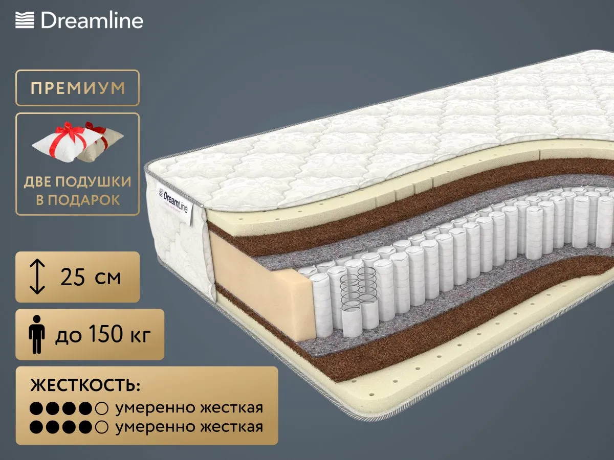 Матрас DreamLine Prime Medium S1000