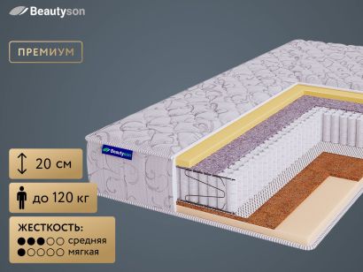 Матрас BeautySon HIT Balance Memory S1200 90x200